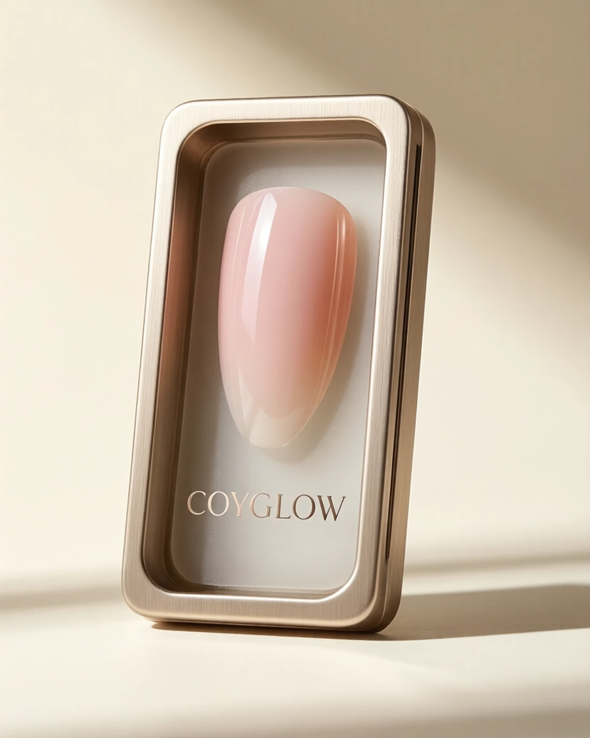 Coyglow Press-On Nails — French Glow
