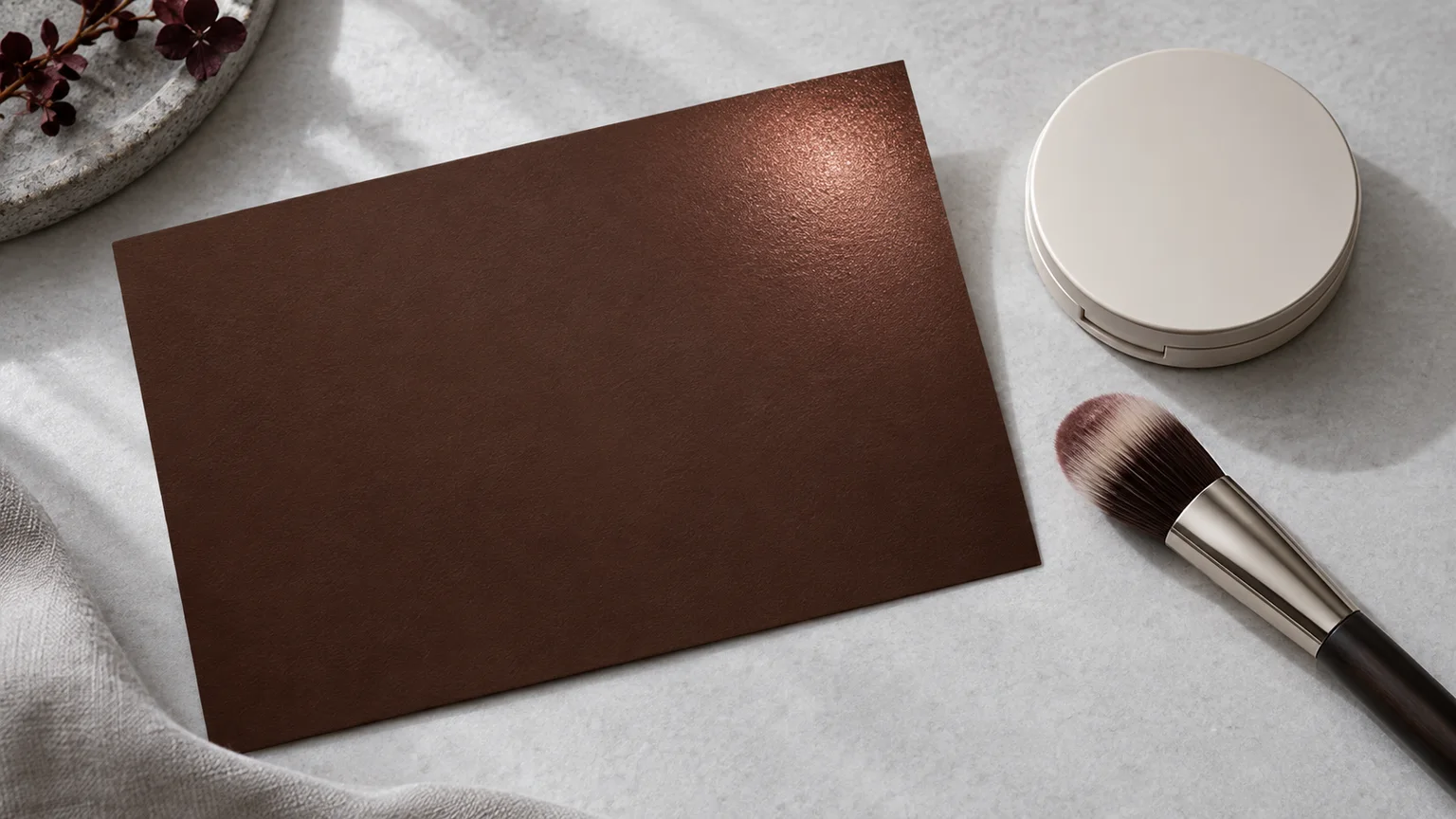 A deep-skin base note: glow is placement, not shine
