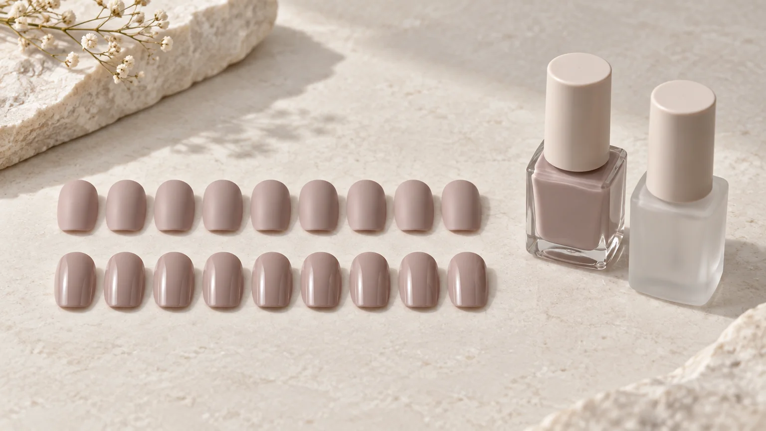 Give Short Nails a Glossy Finish Without Extra Thickness