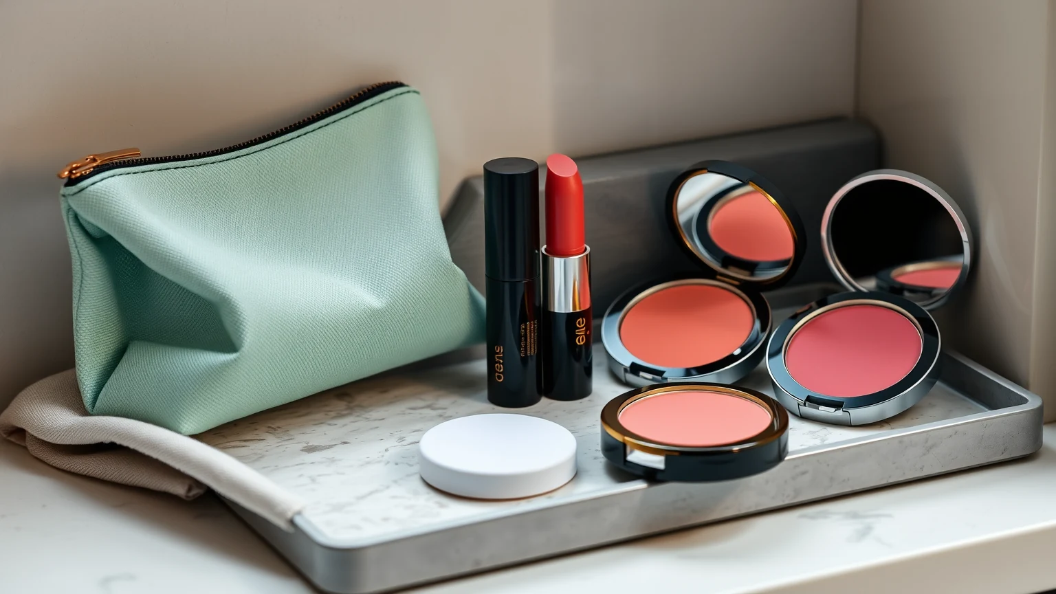A Commuter Makeup Shelf for Changing Conditions