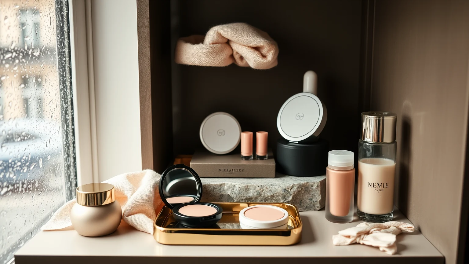 A Rainy-Morning Nail Shelf